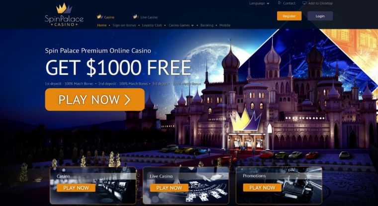 Spin Palace 2020 Online Slot – Best No Deposit online live casino